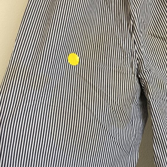 J Crew Womens Cosmo pant in oxford stripe Small Navy Stripe - Picture 7 of 7